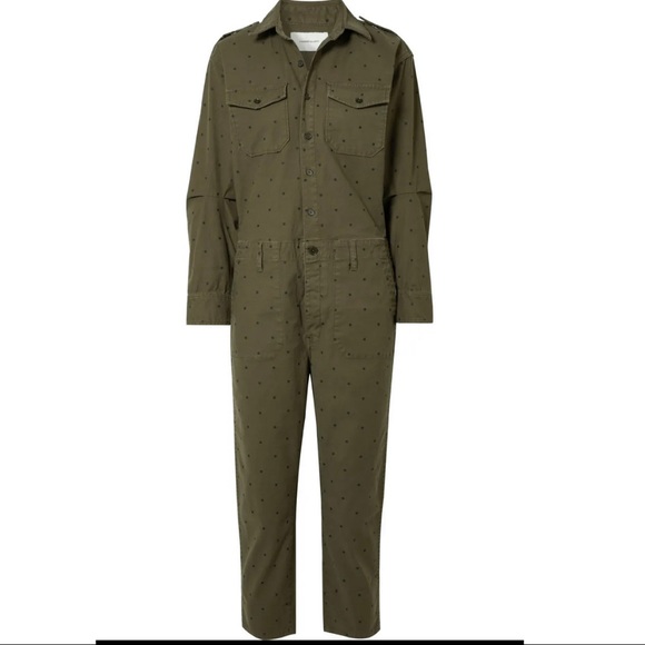 CURRENT/ELLIOTT Coverall Polka Dot Jumpsuit